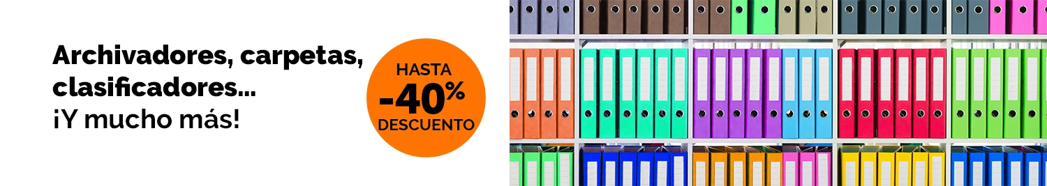 Archivadores, carpetas, clasificadores… ¡Y mucho más!