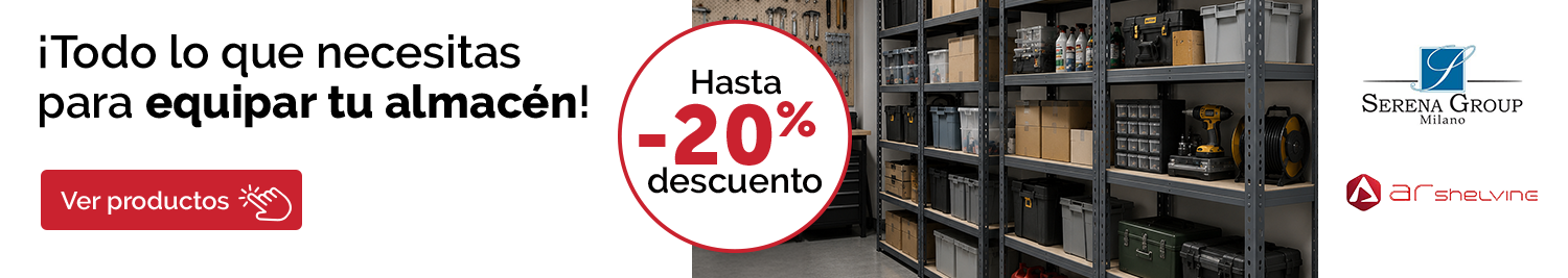 ¡Todo lo que necesitas para equipar tu almacén!
