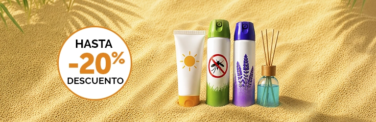 Cremas, insecticidas, ambientadores…