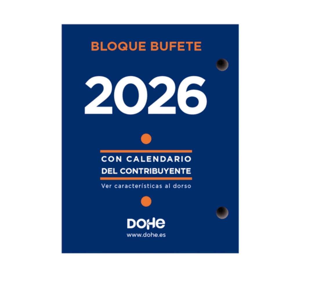 Calendario anual bloque 2026 - Mondoffice / Mondoffice